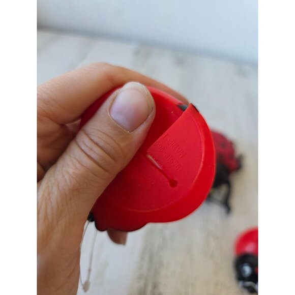 Vintage Greenbrier ladybug set insect Halloween decor - Picture 5 of 9